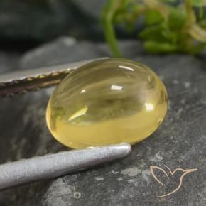 Citrino Dorado claro natural de 1.43 ct, Ovalada, Transparente