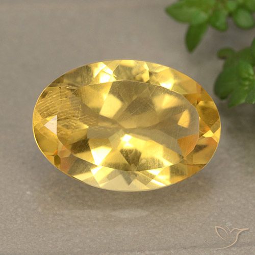 4.94ct Natural Dorado Citrino, Ovalada, VVS-VS