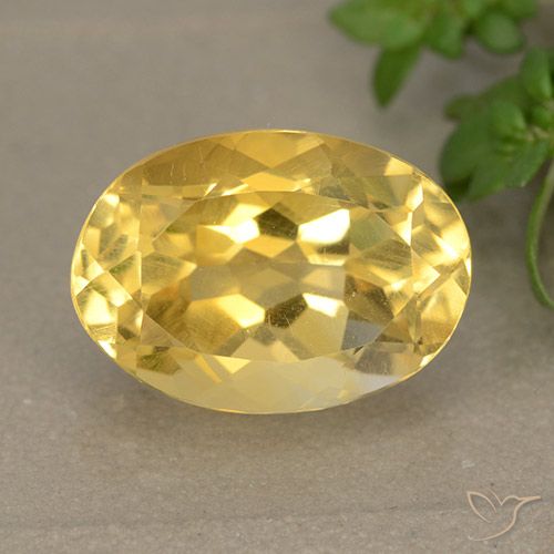 5.70ct Natural Dorado Citrino, Ovalada, VVS-VS