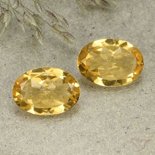 8.96ctw Natural Dorado claro medio Citrino, Ovalada, VVS-VS