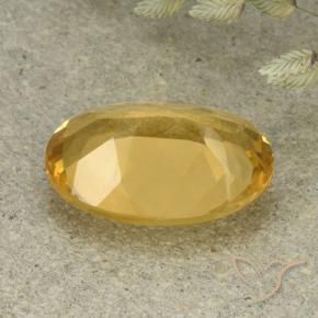 Citrino Naranja dorado natural de 4.56 ct, Ovalada, VVS-VS