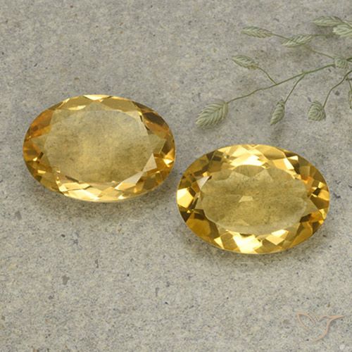 8.82ctw Natural Naranja dorado Citrino, Ovalada, VVS-VS