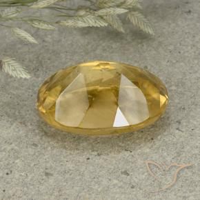 Citrino Naranja dorado natural de 5.82 ct, Ovalada, VVS-VS