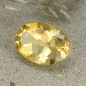 Citrino Naranja dorado natural de 4.84 ct, Ovalada, VVS-VS