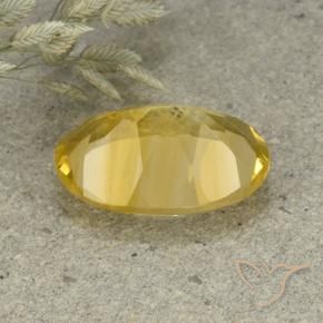 Citrino Naranja dorado natural de 4.84 ct, Ovalada, VVS-VS