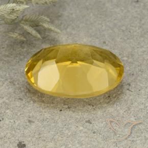 Citrino Naranja dorado natural de 5.43 ct, Ovalada, VVS-VS