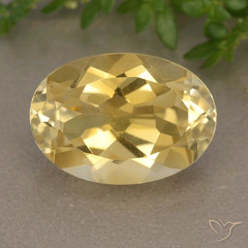 5.80ct Natural Dorado Citrino, Ovalada, VVS-VS