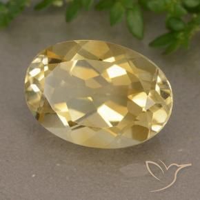 Citrino Dorado natural de 5.80 ct, Ovalada, VVS-VS