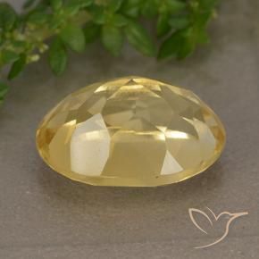 Citrino Naranja dorado natural de 6.32 ct, Ovalada, VVS-VS