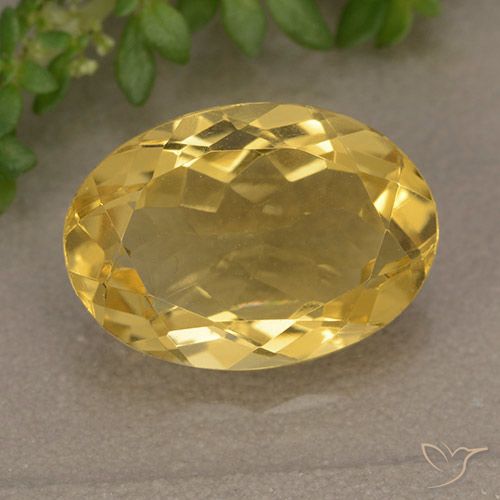 4.84ct Natural Naranja dorado Citrino, Ovalada, VVS-VS