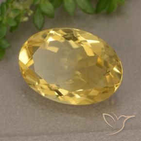Citrino Naranja dorado natural de 4.84 ct, Ovalada, VVS-VS