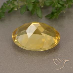 Citrino Naranja dorado natural de 5.74 ct, Ovalada, VVS-VS