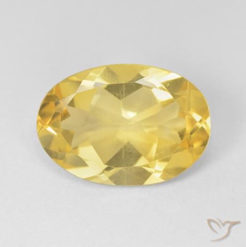 4.86ct Natural Dorado medio Citrino, Ovalada, VVS-VS