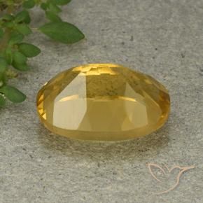 Citrino Dorado natural de 6.19 ct, Ovalada, VVS