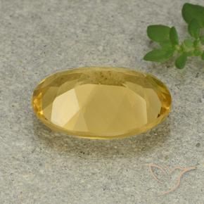 Citrino Naranja dorado natural de 4.79 ct, Ovalada, VVS-VS