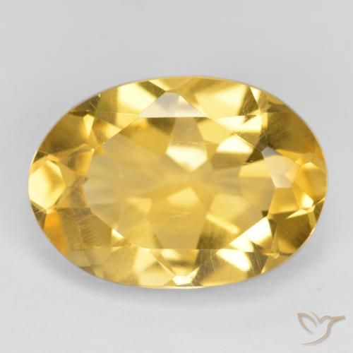 5.16ct Natural Oro Citrino, Ovalada, VVS-VS