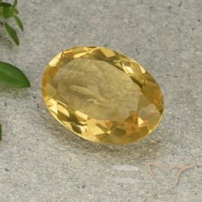 Citrino Naranja dorado natural de 4.58 ct, Ovalada, VVS-VS