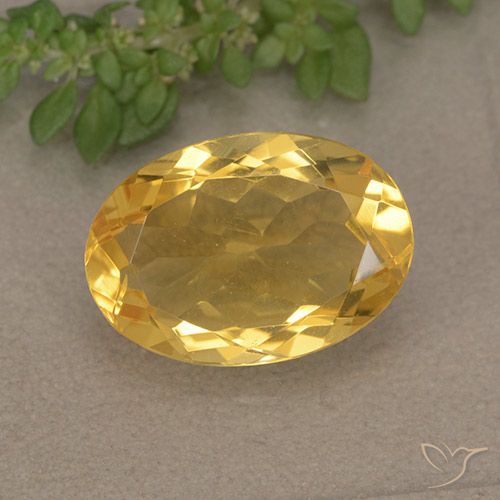 4.72ct Natural Dorado Citrino, Ovalada, VVS