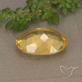 Citrino Dorado natural de 4.72 ct, Ovalada, VVS