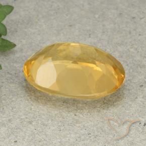 Citrino Dorado claro natural de 5.20 ct, Ovalada, VVS-VS