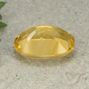 Citrino Naranja dorado natural de 5.55 ct, Ovalada, VS