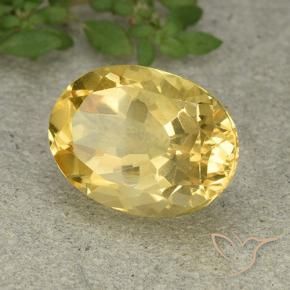 Citrino Dorado natural de 6.07 ct, Ovalada, VVS-VS