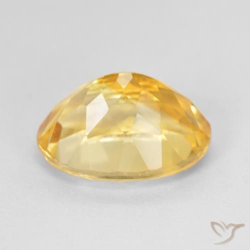Citrino Naranja dorado natural de 6.40 ct, Ovalada, VVS-VS