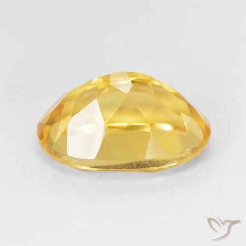 Citrino Dorado natural de 6.22 ct, Ovalada, VVS-VS