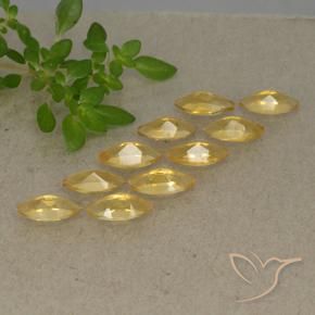 Gemas de Citrino Oro natural de 2.17 ct, Marquesa, VVS-VS