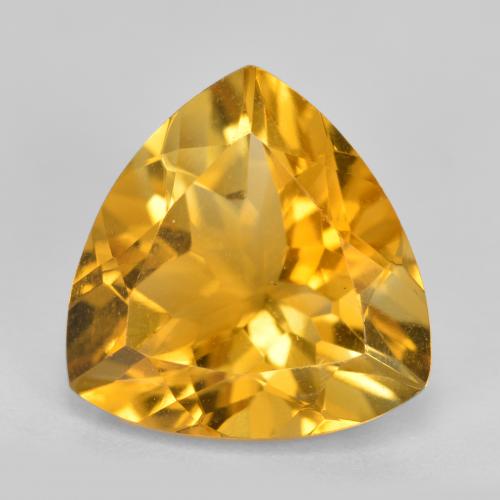 Citrino Dorado natural de 4.84 ct, Trillón, VVS