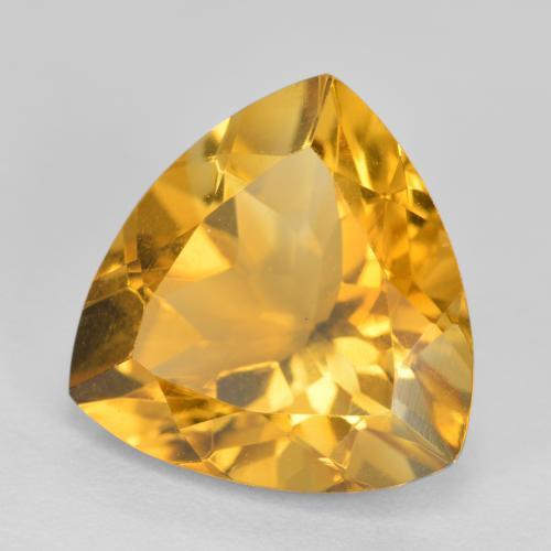 Citrino Dorado natural de 4.84 ct, Trillón, VVS