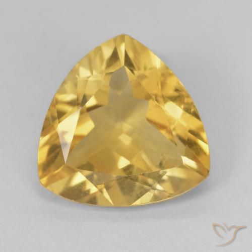 4.72ct Natural Oro Citrino, Trillón, VVS