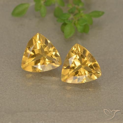 1.34ctw Natural Dorado Citrino, Trillón, VVS-VS