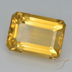 Citrino Dorado oscuro natural de 8.02 ct, Corte Octágono / Esmeralda, VVS