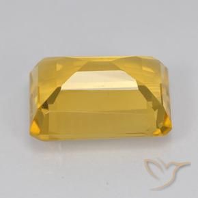 Citrino Dorado natural de 7.37 ct, Corte Octágono / Esmeralda, VVS-VS