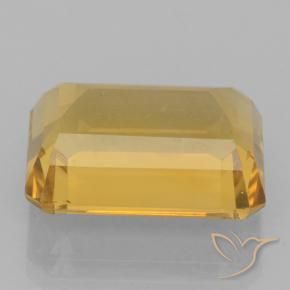 Citrino Dorado natural de 7.69 ct, Corte Octágono / Esmeralda, VVS-VS
