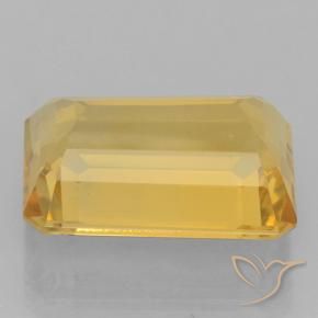 Citrino Dorado claro natural de 7.40 ct, Corte Octágono / Esmeralda, VVS