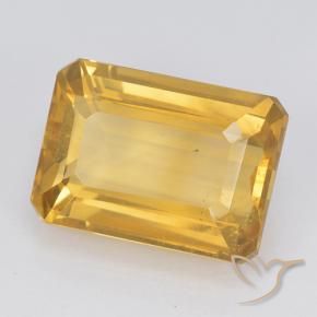 Citrino Dorado claro natural de 7.50 ct, Corte Octágono / Esmeralda, VVS-VS