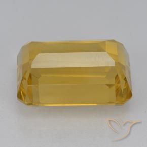 Citrino Dorado medio natural de 8.50 ct, Corte Octágono / Esmeralda, VVS-VS