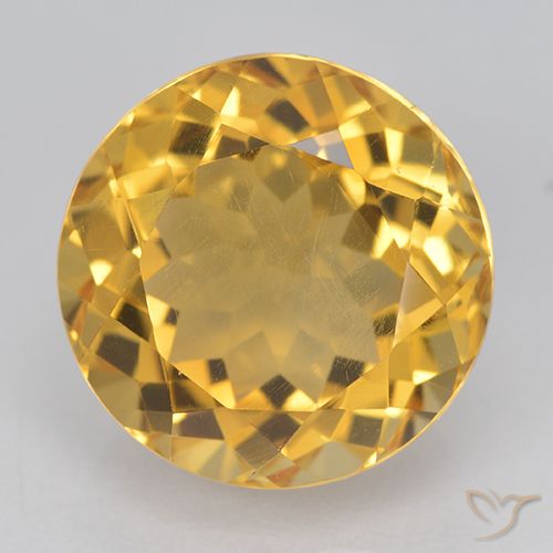 6.28ct Natural Dorado Citrino, Redondo, VVS