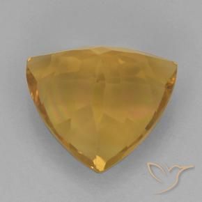 Citrino Naranja dorado intenso natural de 2.18 ct, Trillón, VVS