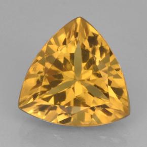 Citrino dorado natural de 2,24 ct, trillón, VVS