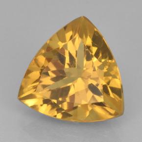 Citrino dorado natural de 2,24 ct, trillón, VVS