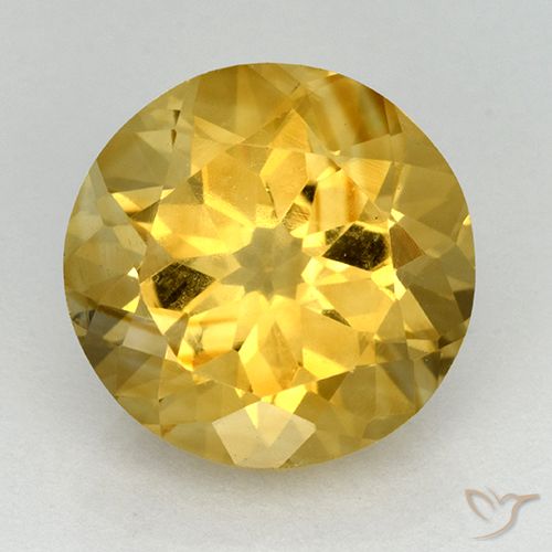5.65ct Natural Dorado Citrino, Redondo, VVS