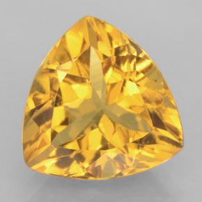 Citrino dorado natural de 3,64 ct, trillón, VVS