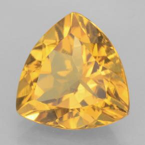 Citrino dorado natural de 3,64 ct, trillón, VVS
