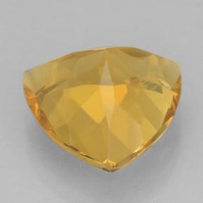 Citrino dorado natural de 3,64 ct, trillón, VVS