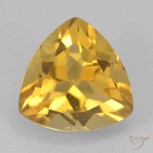 2.53ct Natural Dorado medio Citrino, Trillón, VS