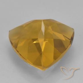 Citrino Naranja dorado intenso natural de 2.33 ct, Trillón, VVS
