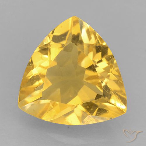 2.00ct Natural Dorado claro Citrino, Trillón, VVS